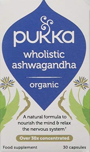 Pukka Herbs - Wholistic Ashwagandha, Natural Formula - Pack of 30 Capsules