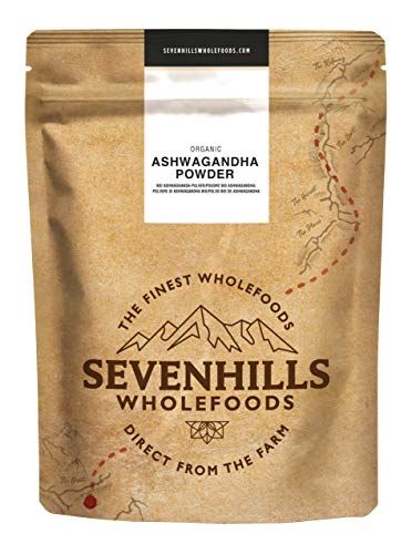 Sevenhills Wholefoods Organic Raw Ashwagandha Powder 500g