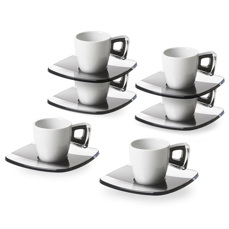 Espresso Set with Beautiful Square Cups