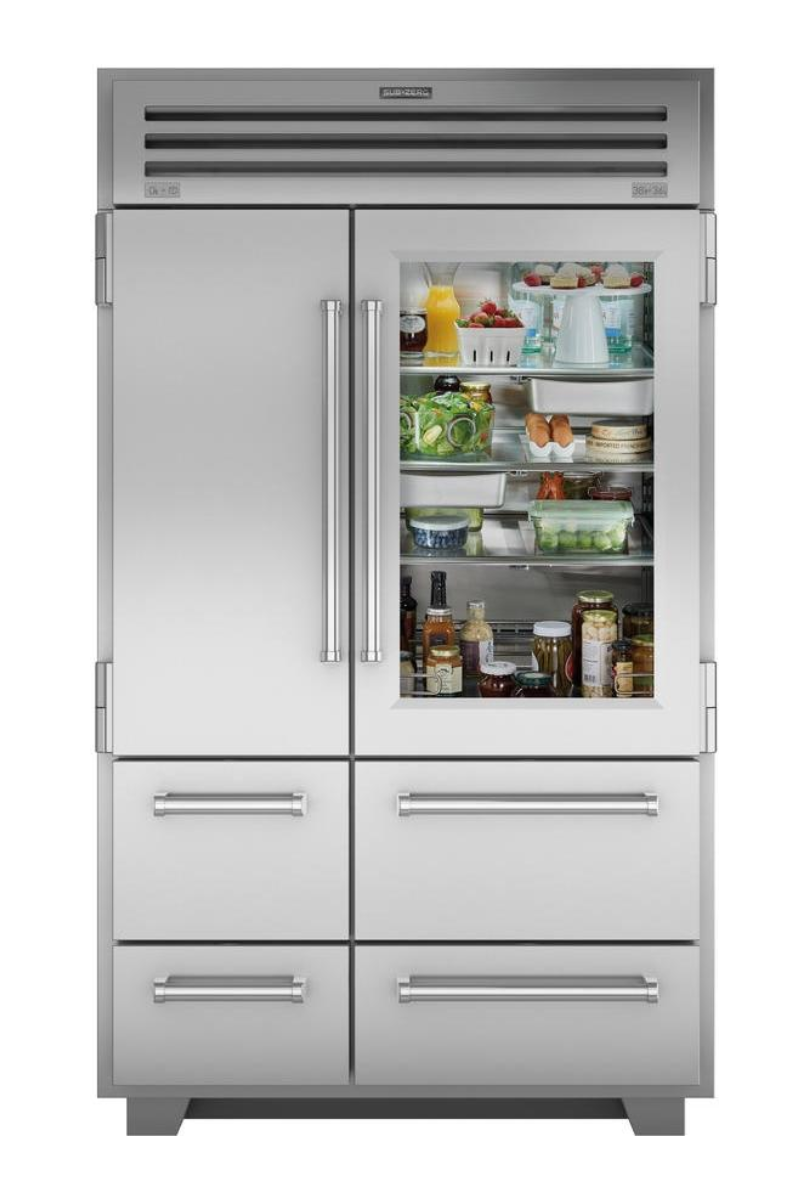PRO Glass-Door Built-In Refrigerator/Freezer