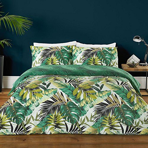 leaf print quilt cover