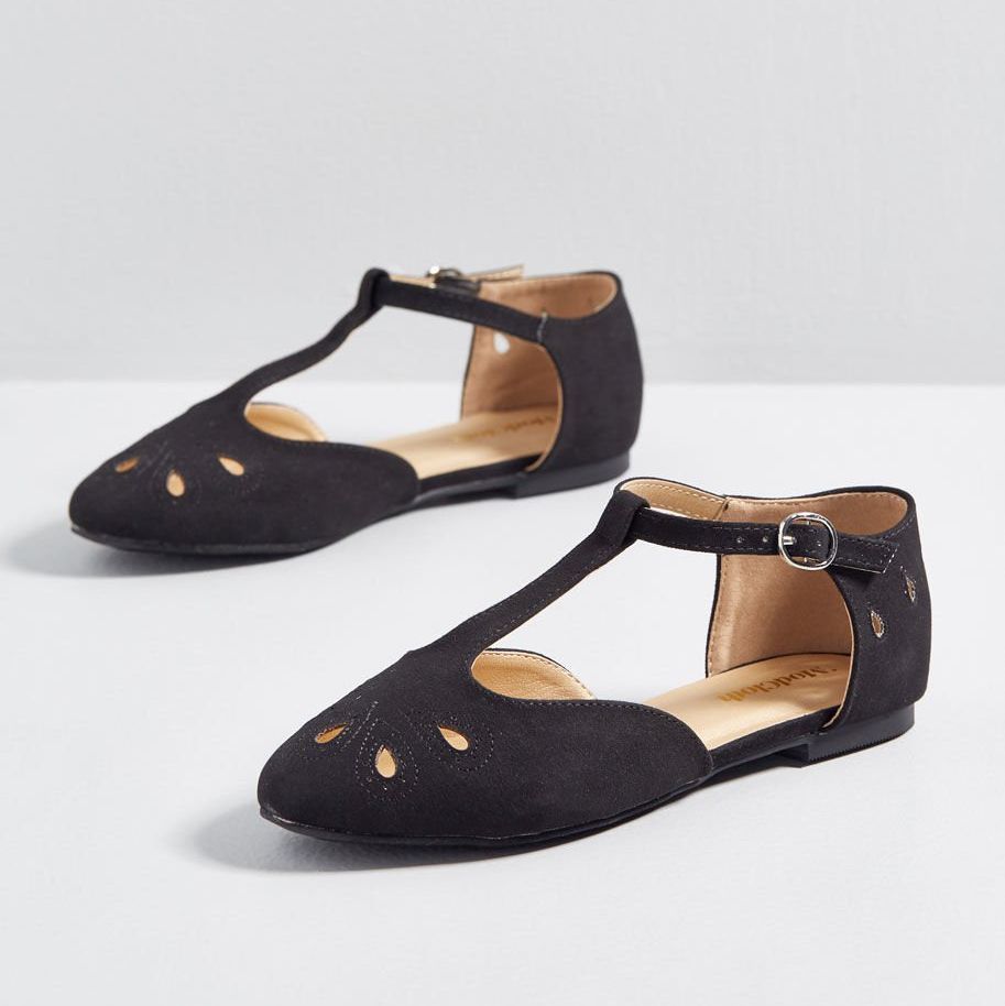 The Zest Is History T-Strap Flats