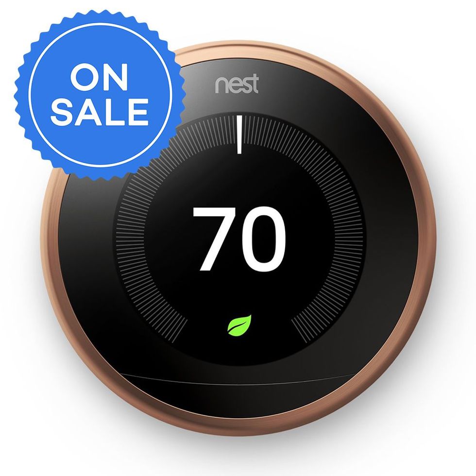 Nest Third Generation Learning Thermostat, Copper