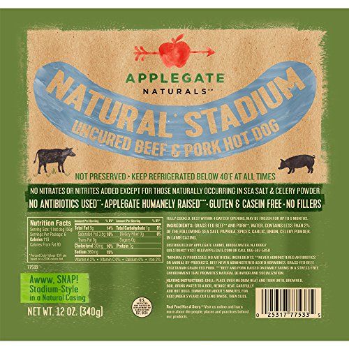 Applegate Natural Uncured Beef & Pork Hot Dogs