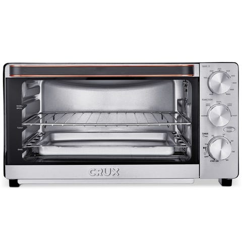 10 Best Toaster Ovens 2019 Countertop And Convection Oven Crux 6 Slice Convection Toaster Oven