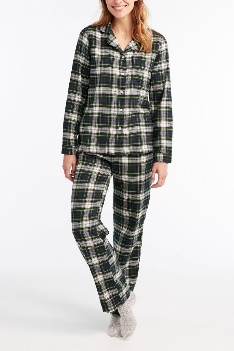 Scotch Plaid Flannel Pajamas