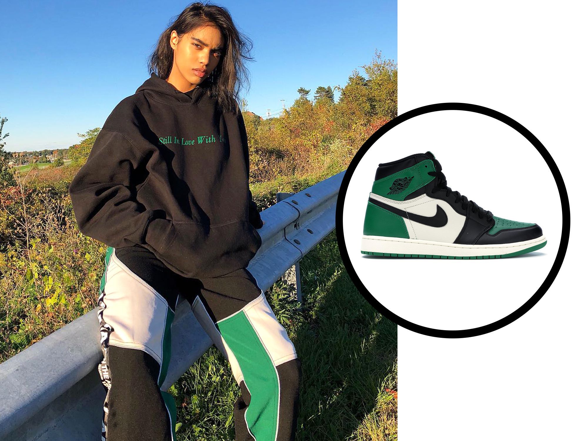 outfits for green jordan 1