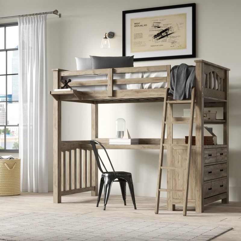 target bunk beds with desk