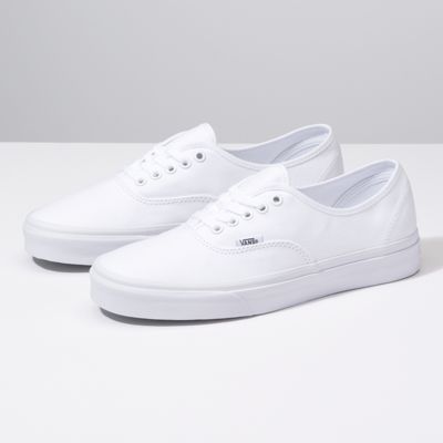 white vans with laces womens