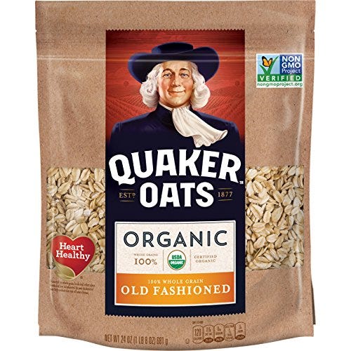 Quaker Organic Old Fashioned Oatmeal