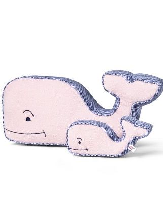 Baby Plush Whale Stuffed Animal & Whale Rattle Set