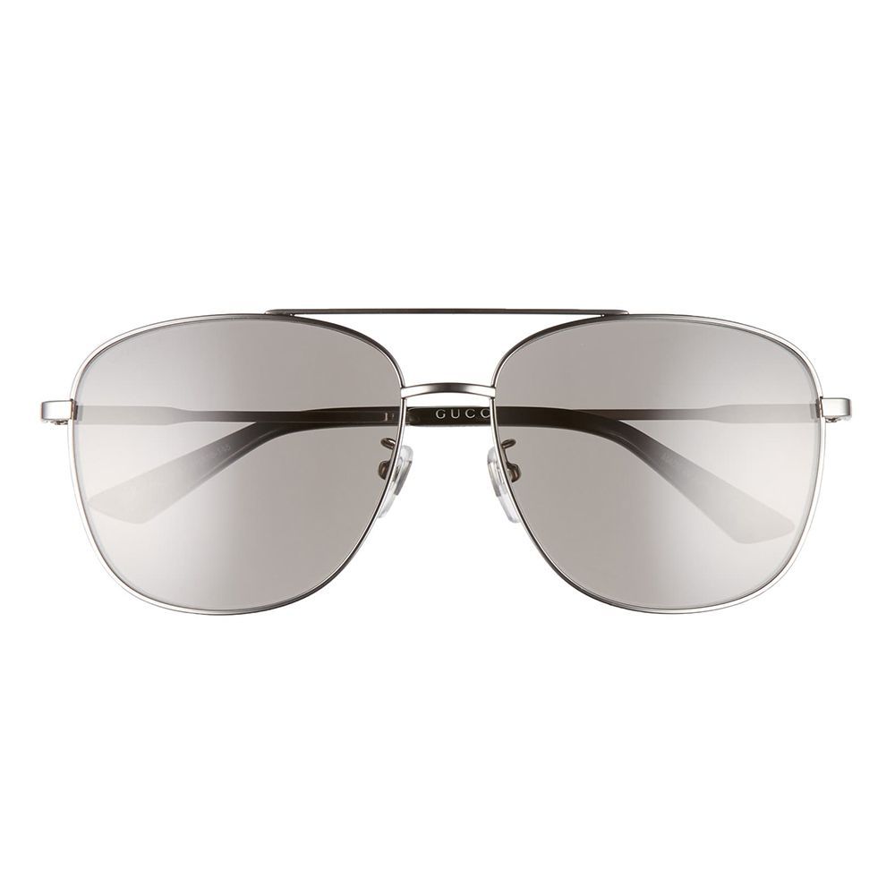 Gucci 61mm Navigator Sunglasses