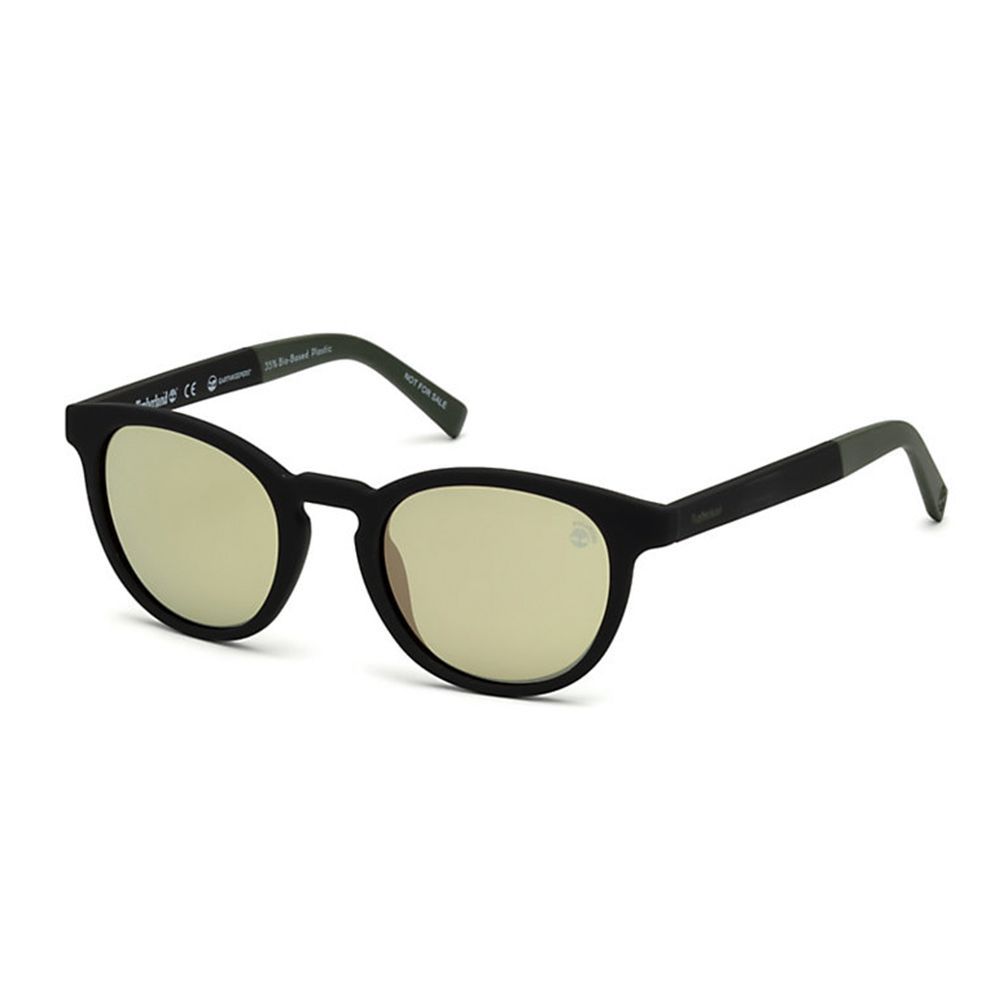 Timberland Polarized Plastic Round Frame Sunglasses