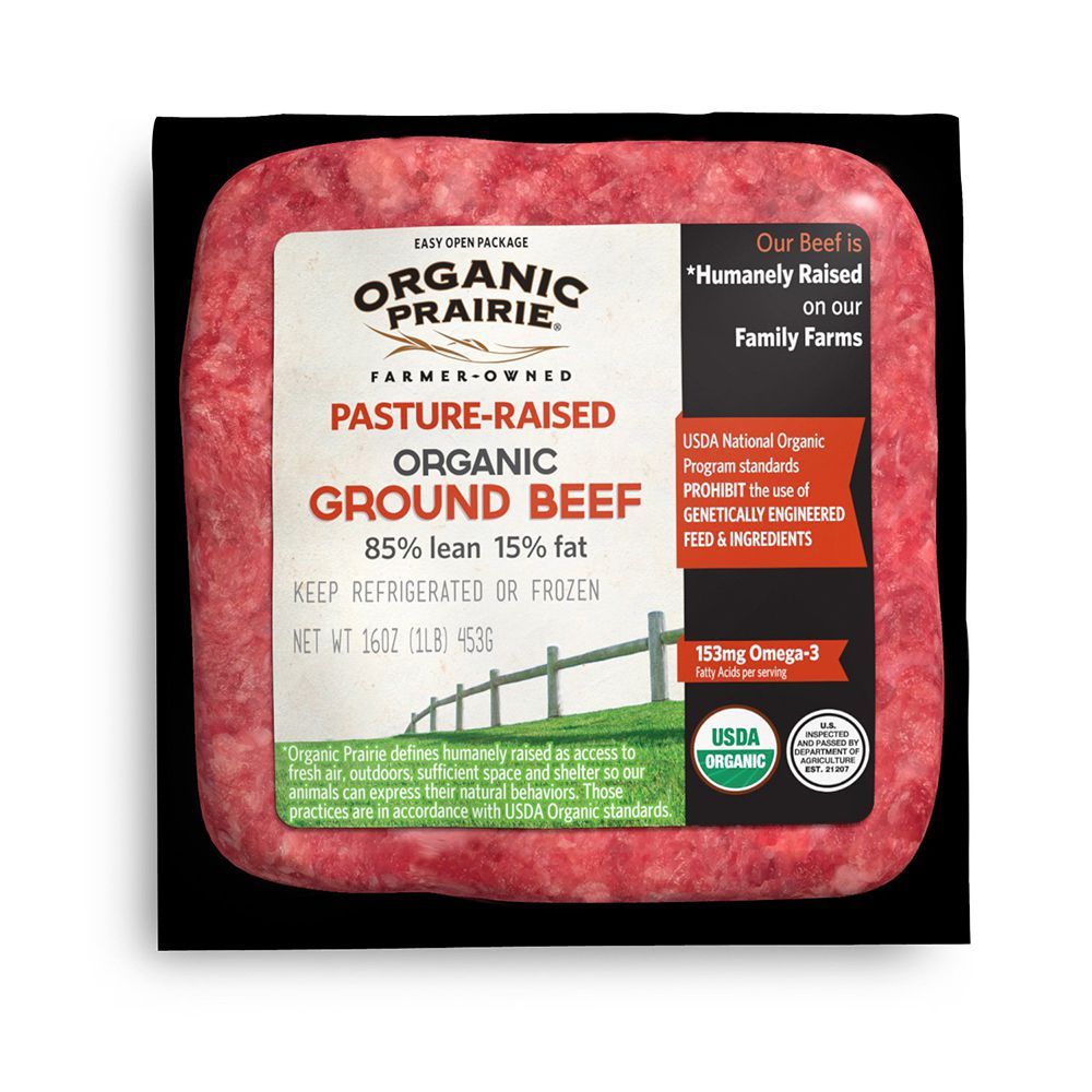 Organic Prairie 85% Lean Ground Beef