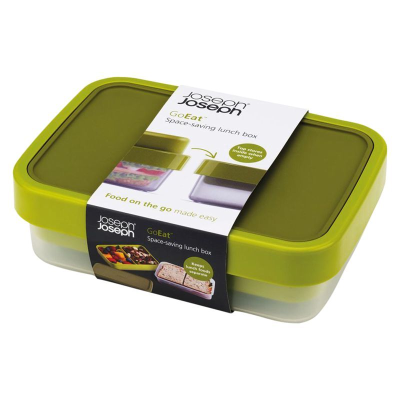 Joseph Joseph GoEat Compact 2-in-1 Lunch Box, Green