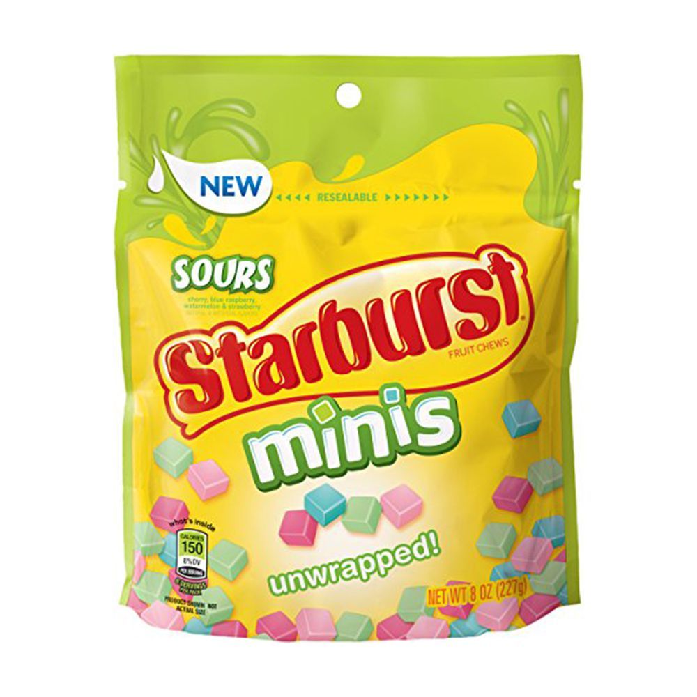 Sours Starburst Minis Unwrapped