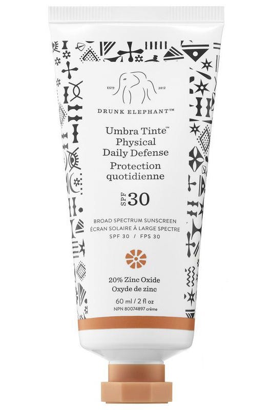 Drunk Elephant Umbra Tinte Physical Daily Defense Broad Spectrum Sunscreen SPF 30