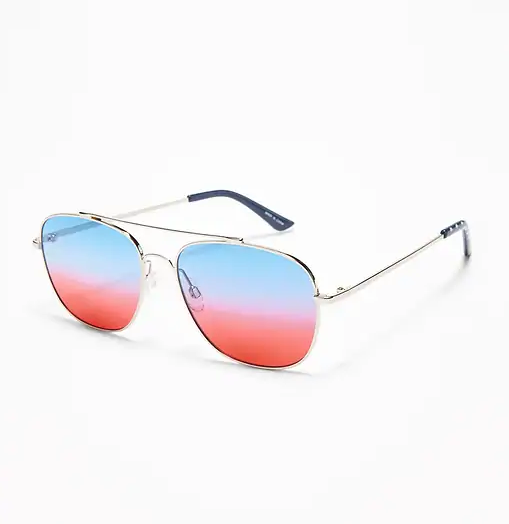 Wire-Frame Sunglasses