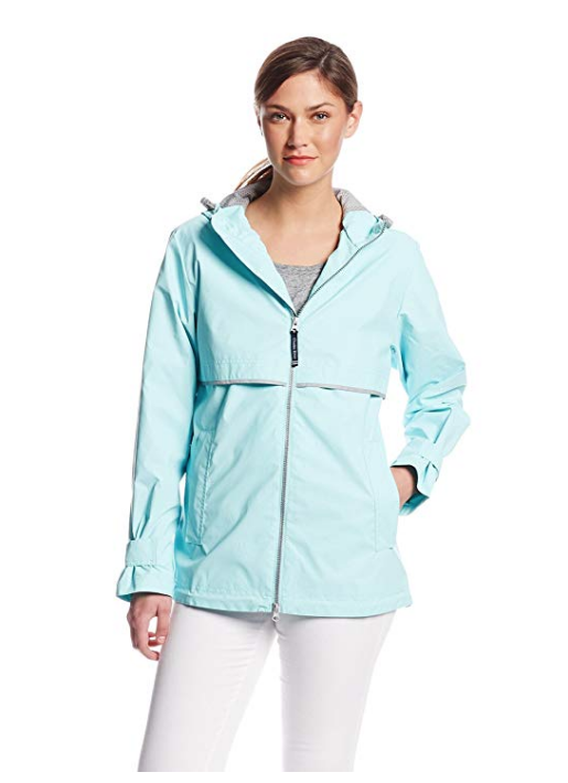 WOCACHI Womens Raincoat Plus Size Rain Jacket Outdoor Waterproof Button Zipper Hooded Windproof Oversized Outerwear 