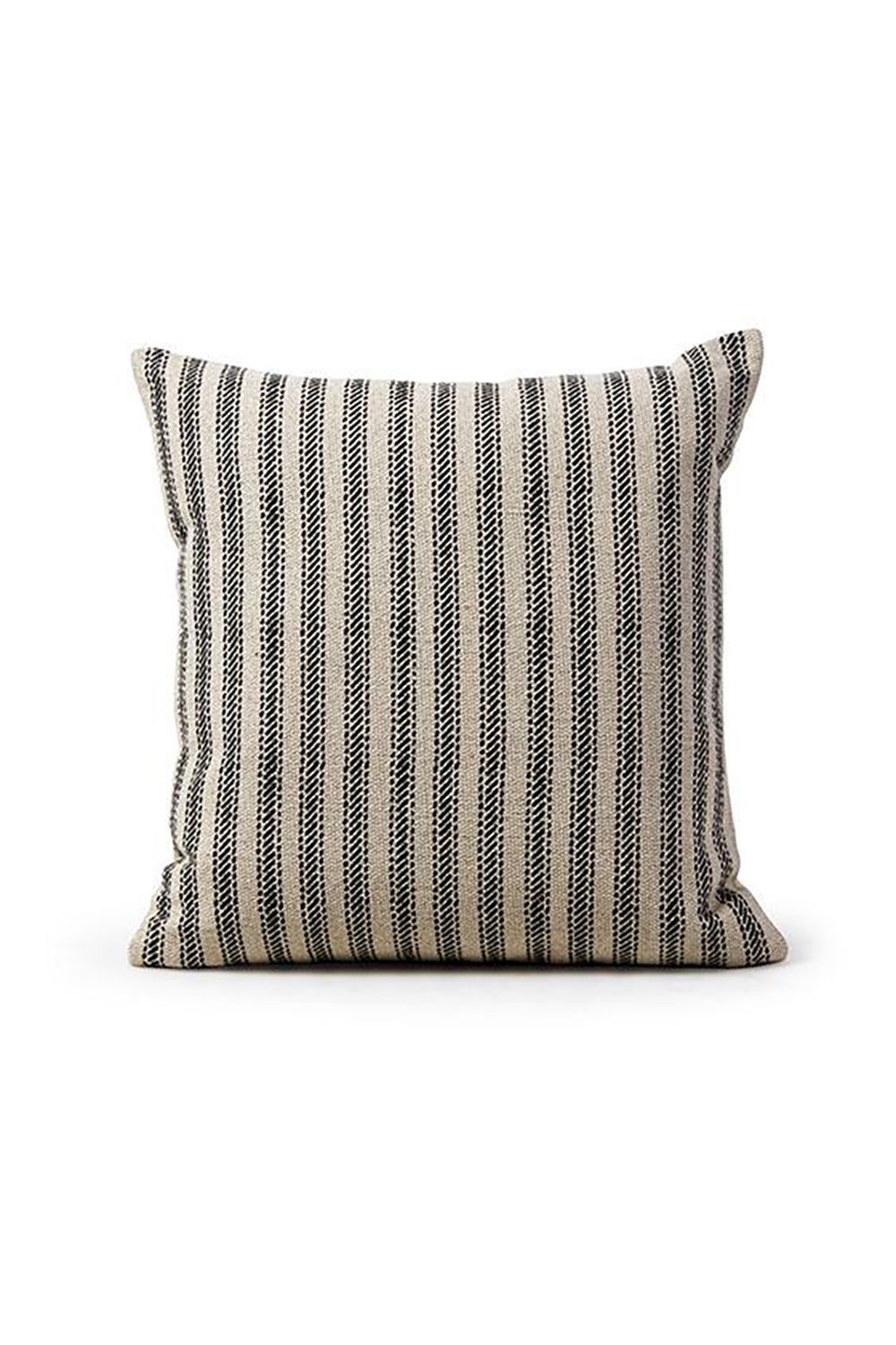 Textured Cotton Striped Pillow
