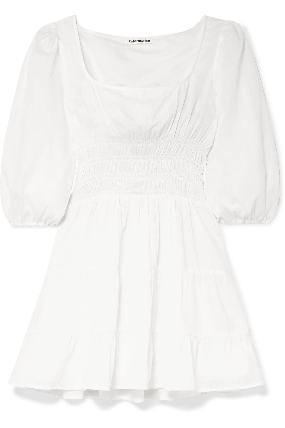 白色棉質洋裝