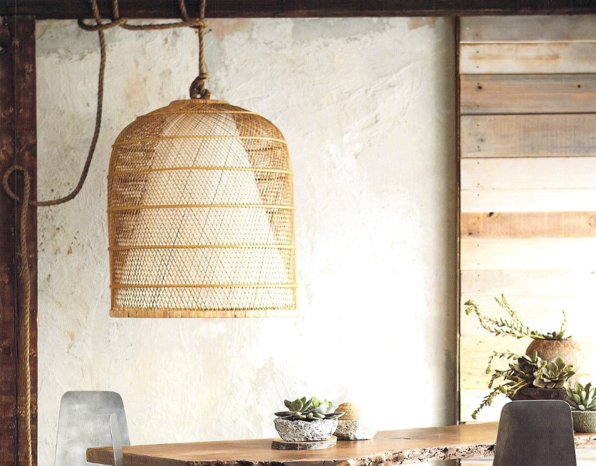 Roost Basket Cloche Lamp