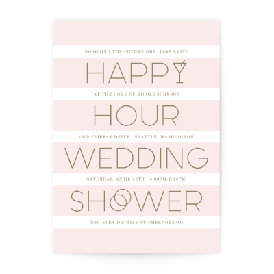 Happy Hour Wedding Shower Invitation