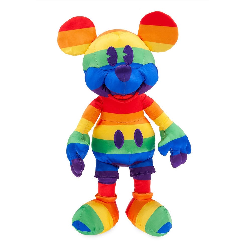 Plush Rainbow Mickey Mouse