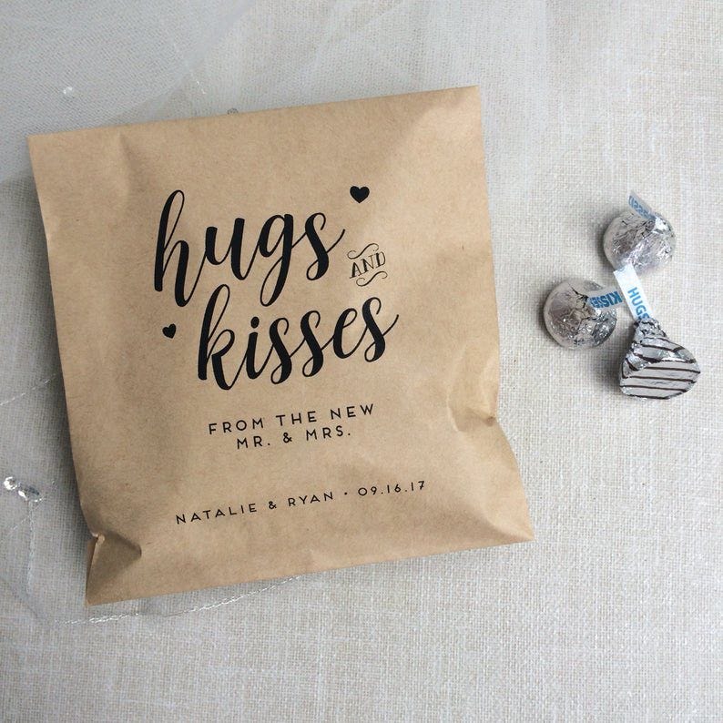 "Hugs and Kisses" Candy Bags