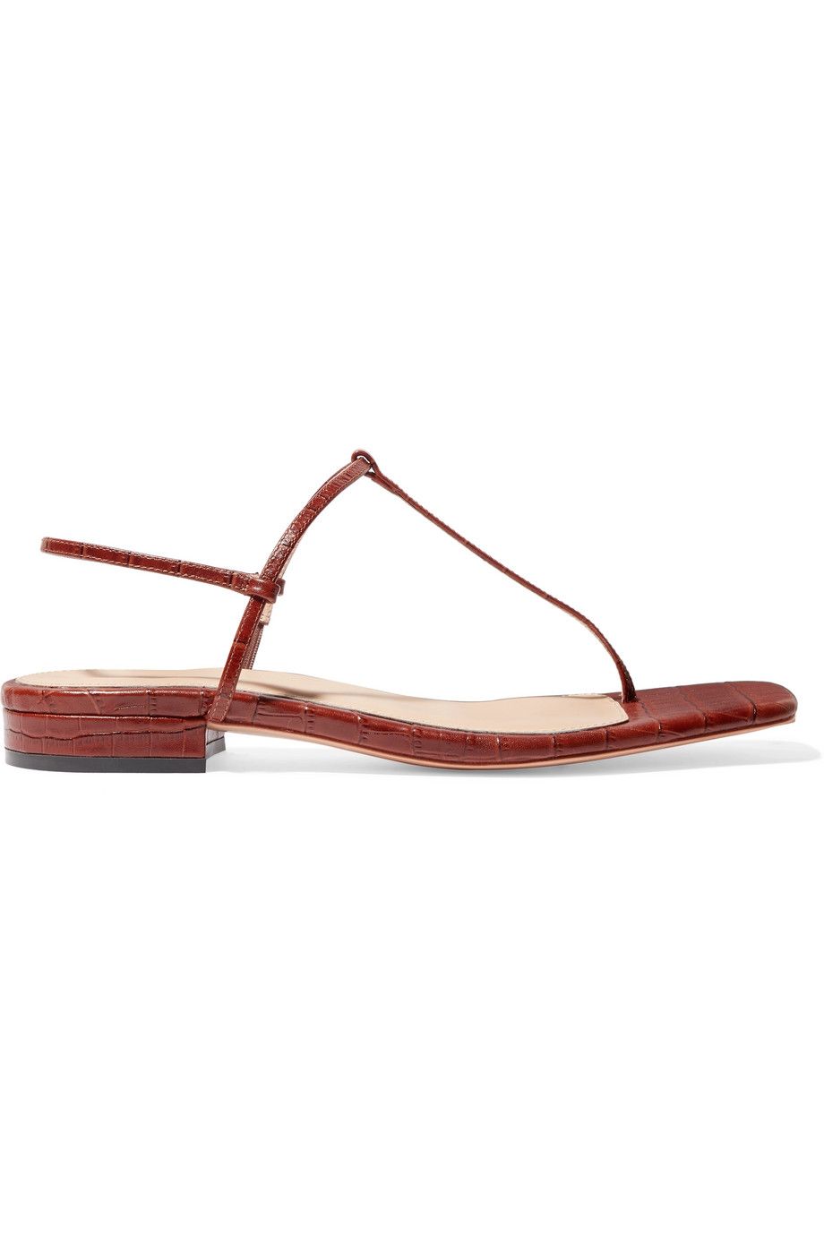 04 croc-effect leather sandals