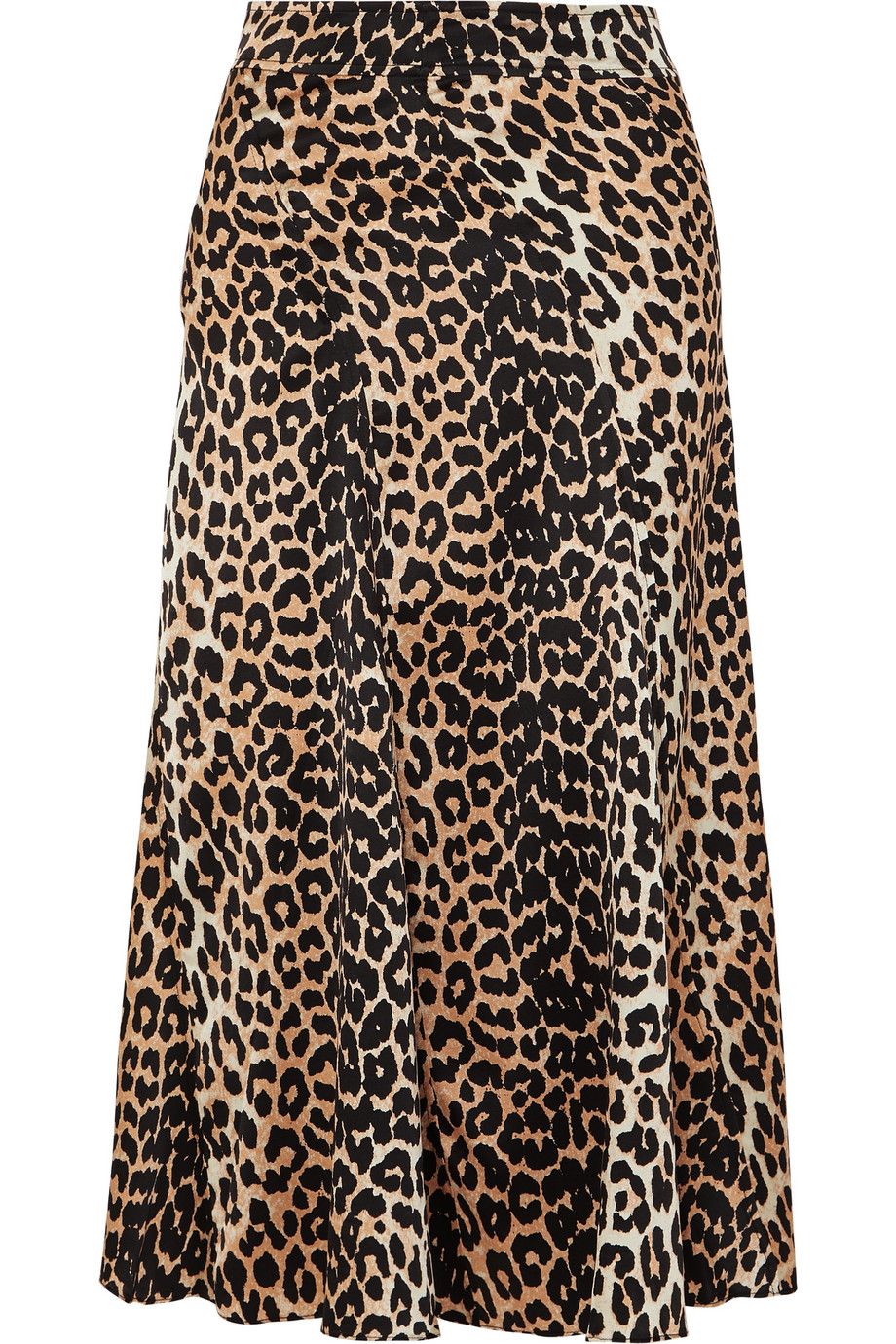 leopard print skirt silk