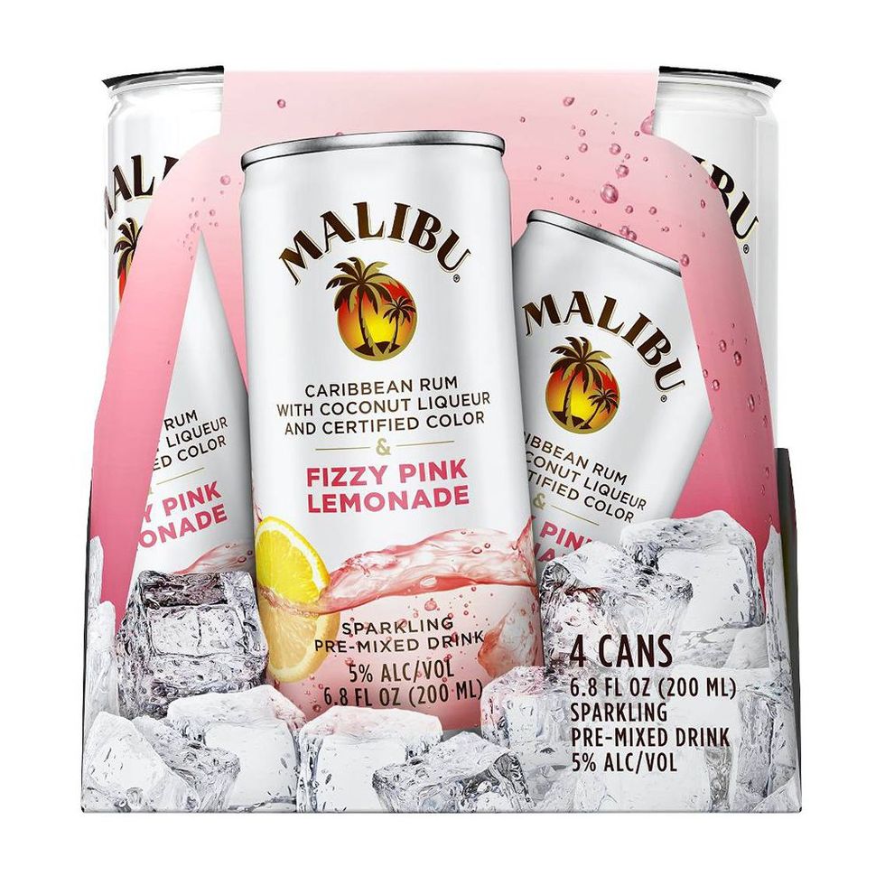 Malibu Fizzy Pink Lemonade Cans (4-Pack)