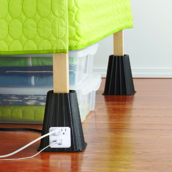 7 Best Bed Risers Lifts For 2019 Plastic Wooden Adjule 7 Best Bed Risers Lifts For 2019 Plastic Wooden Adjule