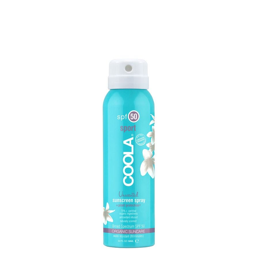 Travel Size SPF 50 Unscented Sunscreen Spray (88ml)
