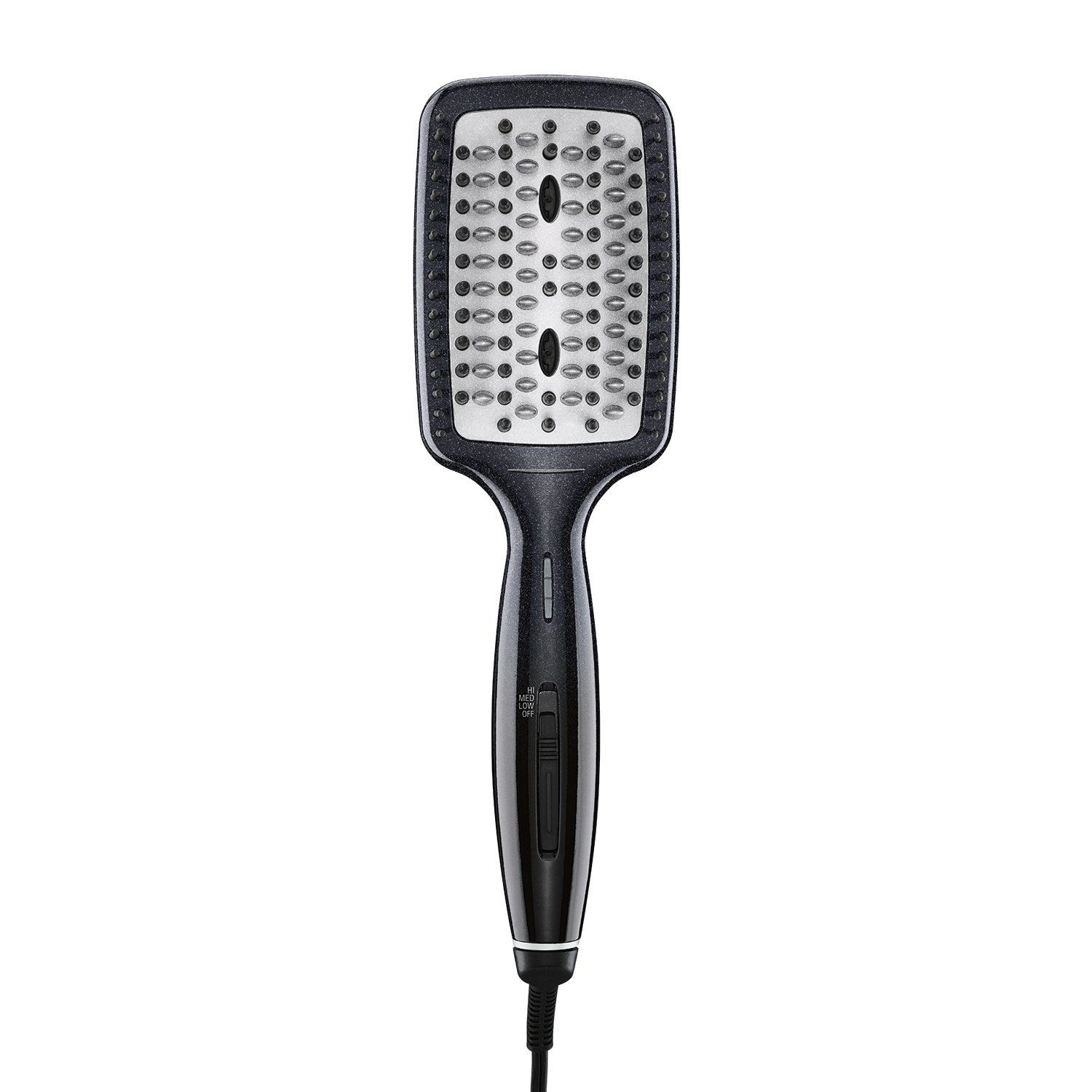 diamond infused hot paddle brush
