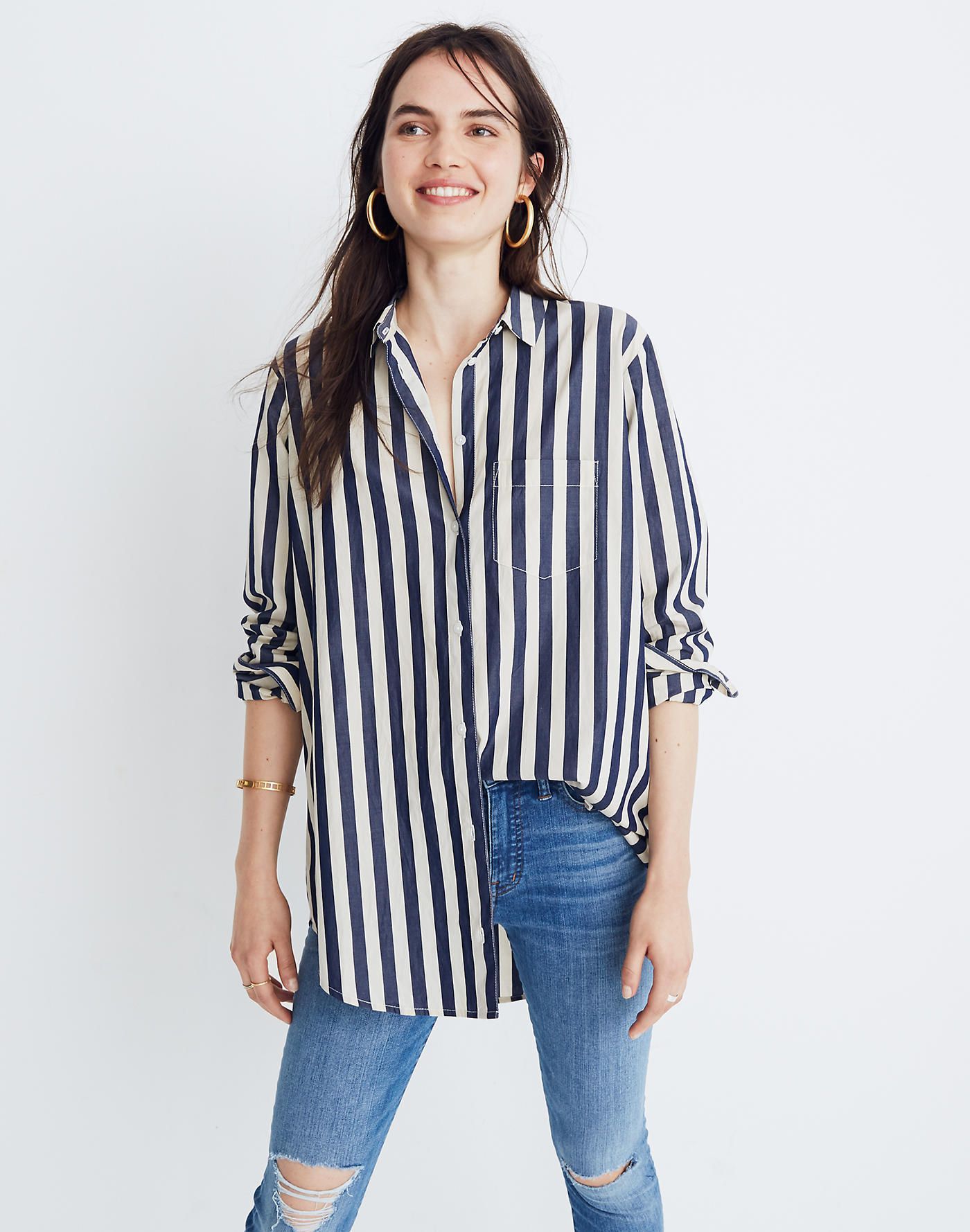 Striped Tunic Shirt