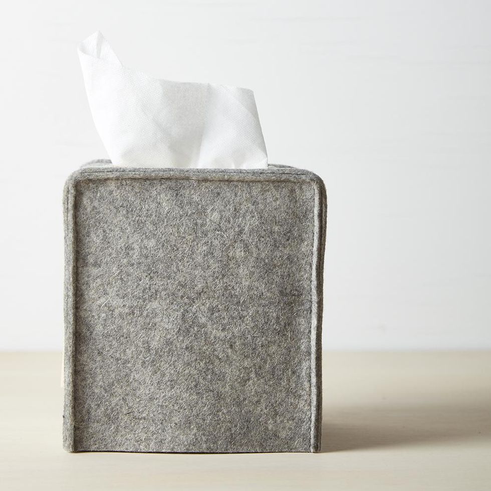 美麗諾羊毛紙巾盒，約NT. 1,080