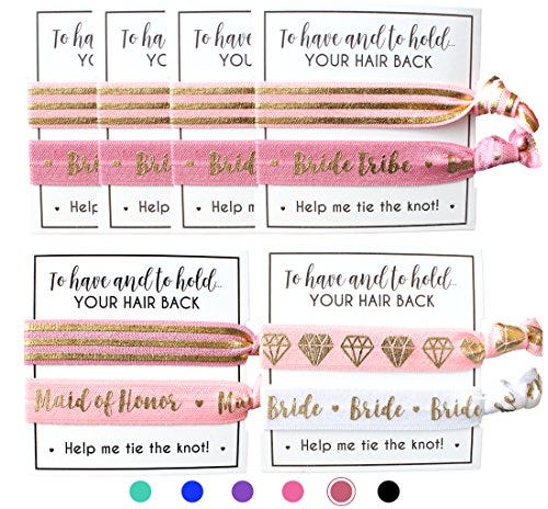 Bride Tribe Hair Tie Sets 