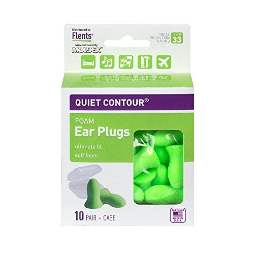 Quiet Contour Ear Plugs 