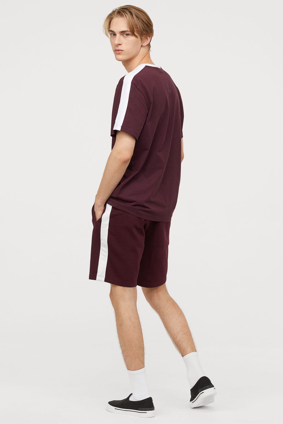 Side Striped Sweatshorts