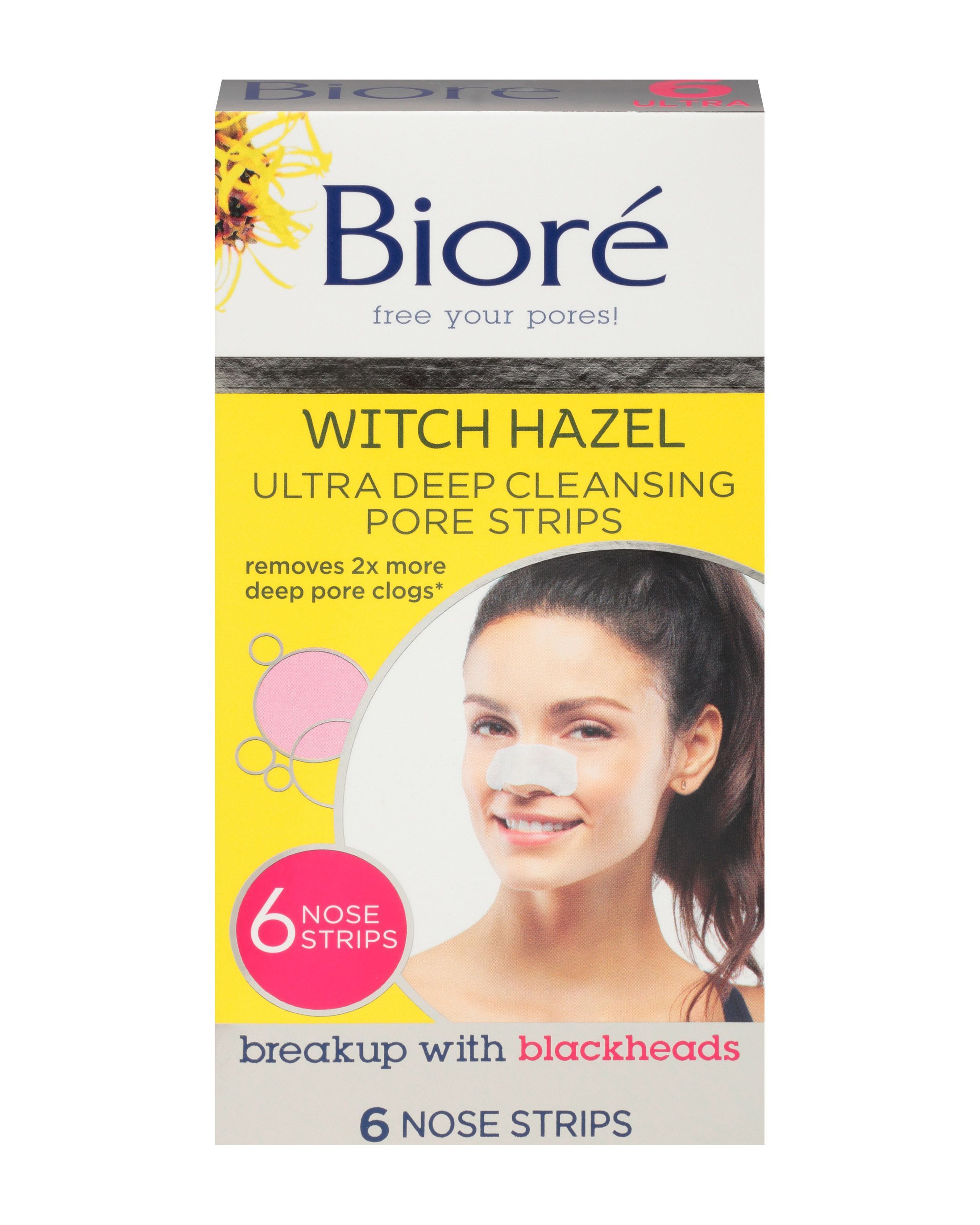 Bioré Witch Hazel Ultra Deep Cleansing Pore Strips