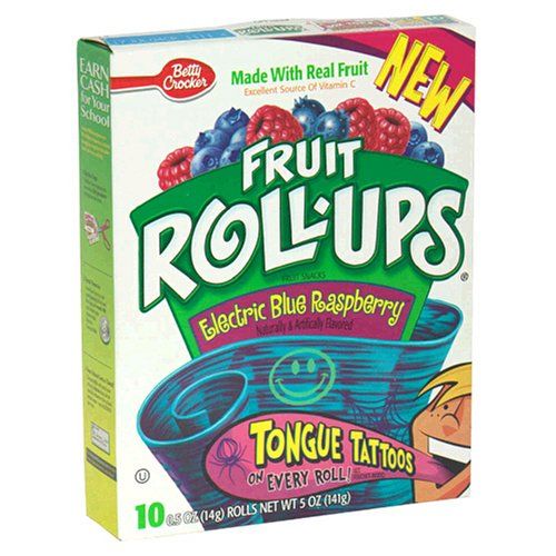 Not gonna lie, I’d still rock a Fruit Roll-Ups tongue tattoo today, and I h...