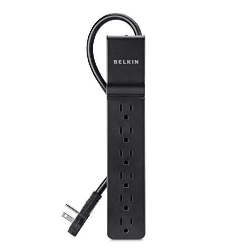 6-Outlet Power Strip Surge Protector - 6 ft. Cord 