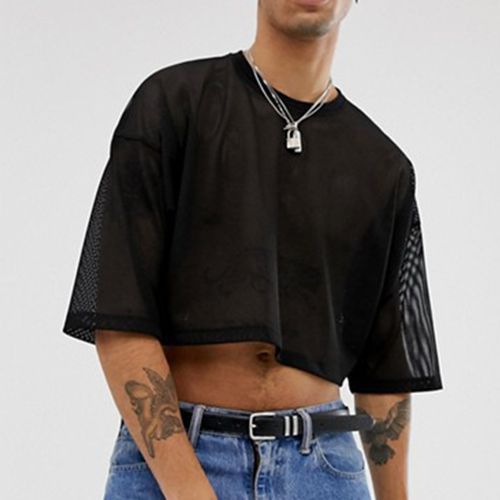 Crop Tops for Men Are Here for the Summer, So Prepare to See a Whole Lot of  Stomachs