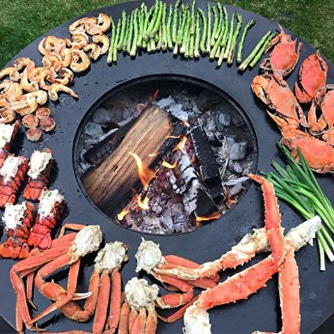 The Arteflame Fire Pit Is Also A Grill, Food To Cook On A Fire Pit