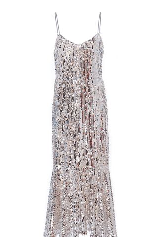 Sophie Turner Wears Sheer Silver Paco Rabanne Dress to Chasing ...