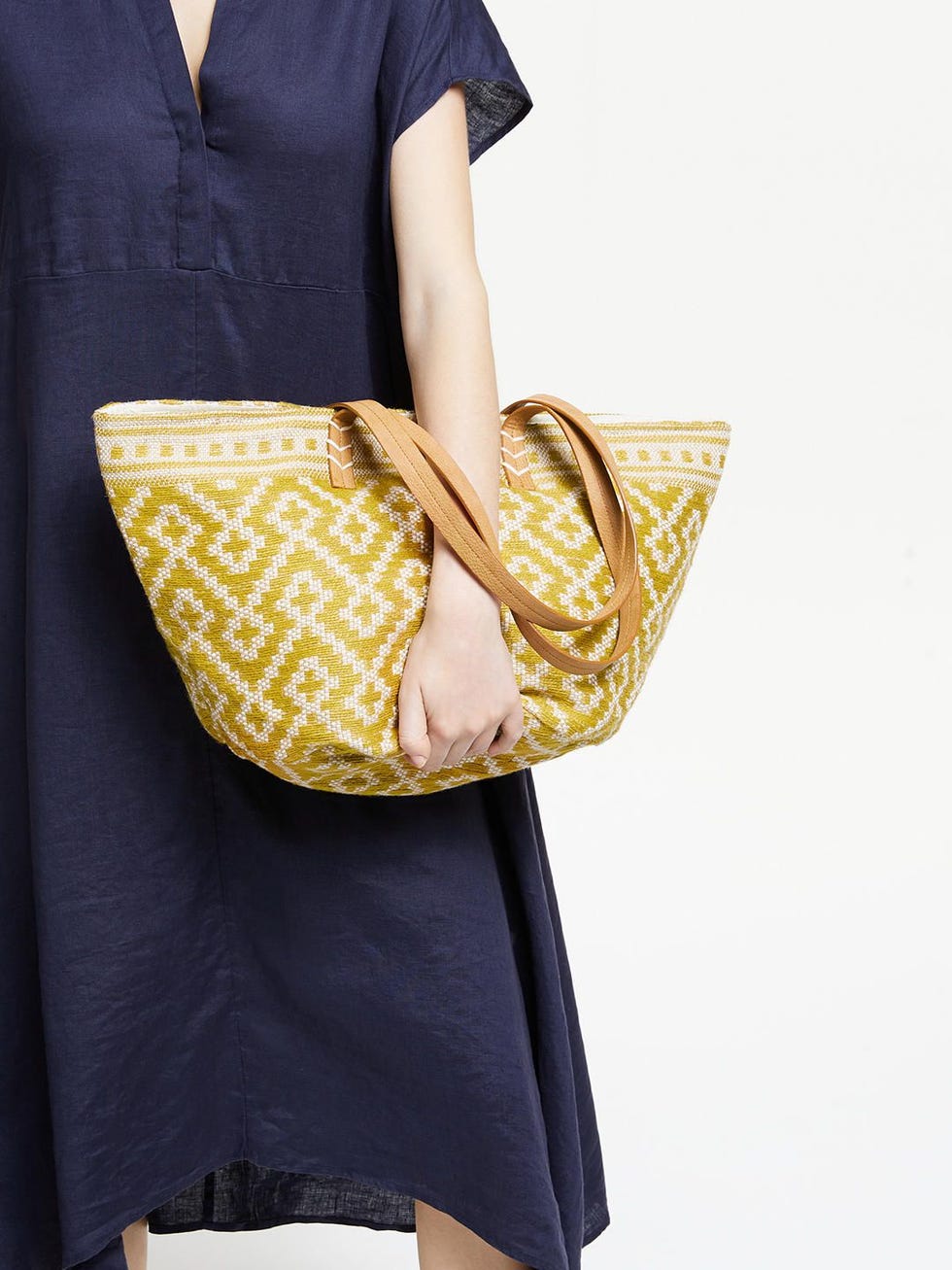 Small Jute Cotton Shoulder Bag