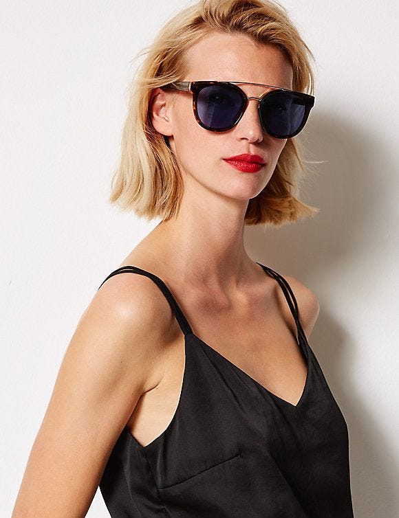 Osage Statement Aviator Sunglasses