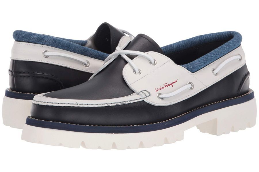 thick sole boat shoes