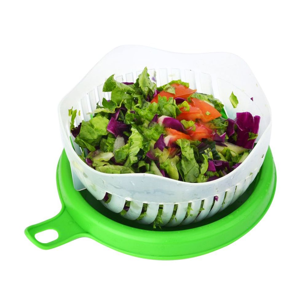 Salad Chopper Bowl and Strainer